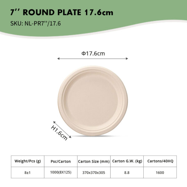6" Round Plate - 图片 2