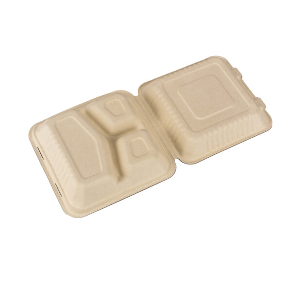 10" Clamshell with 3 Compartments - 图片 4