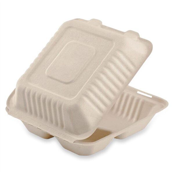 8" Clamshell with 3 Compartments - 画像 (3)