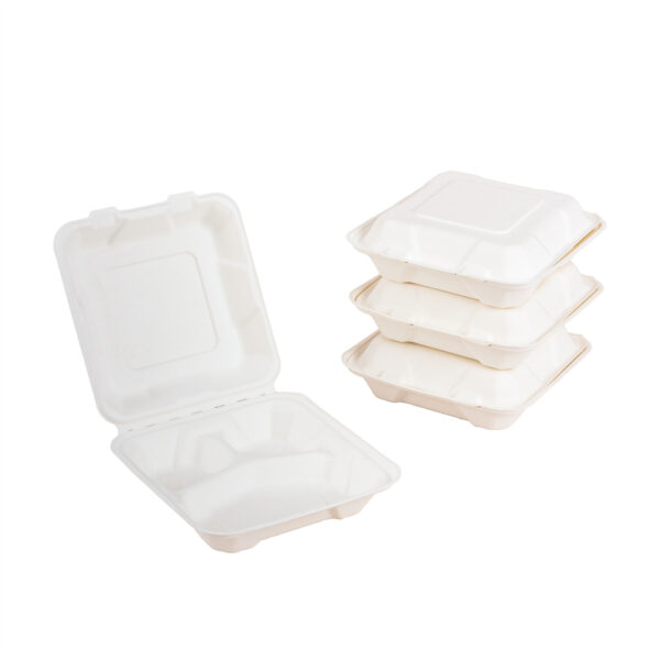 A type 8" Clamshell with 3 Compartments - 图片 3