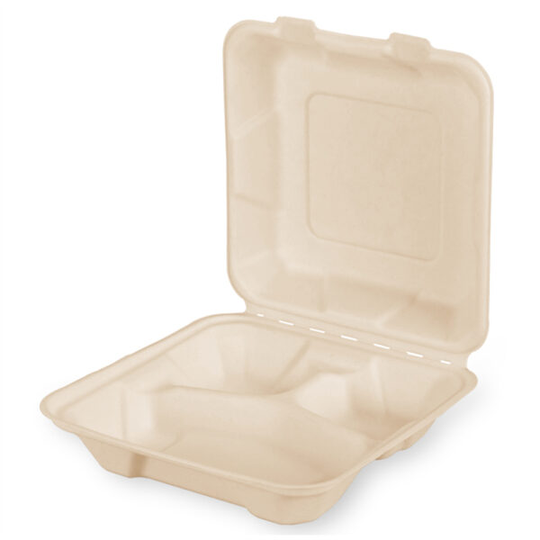 A type 8" Clamshell with 3 Compartments - 图片 2
